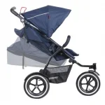 Phil & Teds Детска количка Sport V5 за едно или породени деца, Синя 0200.003