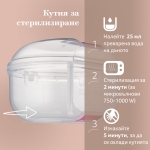 Силиконов биберон Mammafeel 0м+MINI