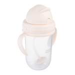 Чаша нетеч със сламка и дръжки 270мл