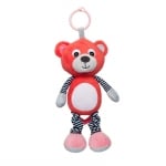 Мека музикална играчка BEARS, 0м+, корал