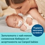 К-кт силиконови залъгалки със симетрична форма 2 бр,  Royal Baby 0-6 м