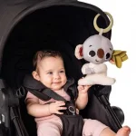 Мека бебешка Дрънкалка Коала от колекция Boho Chic, с клипс за закачане на количка, 0м+ 0658.001