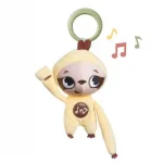 Плюшена музикална играчка Ленивец от колекция Boho Chic, с клипс за закачане на количка, 0м+ 0659.001