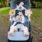 Гъвкава арка Tiny Love от серията Unicorn Wonderlands, с 6 играчки и универсални щипки за поставяне на количка или столче за кола, 0м+ 0132.001