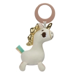 Плюшена музикална играчка Еднорог от колекция Unicorn Wonderlands, с клипс за закачане на количка, 0м+ 0664.001