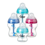 Комплект от 2 броя Биберони Tommee Tippee Advanced Anti-Colic Medium, 2 капки, среден поток за бебета на възраст 3+ месеца ТТ.0007