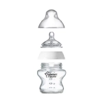 Tommee Tippee Стъклено шише за хранене Easi-Vent 0м+. 150 мл  TT.0015