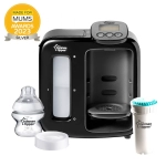 Уред за приготвяне на адаптирано мляко Tommee Tippee Perfect Prep Day & Night с дигитален дисплей и мека нощна светлина, включен филтър за вода и шише 125 мл 0м+ TT.0240