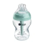 Самостерилизиращо се бебешко шише за хранене Tommee Tippee Advanced Anti-Colic+, 260 мл, 0м+, с иновативна система за намаляване на коликитеTT.0027