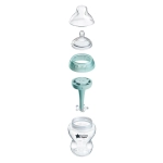 Самостерилизиращо се бебешко шише за хранене Tommee Tippee Advanced Anti-Colic+, 260 мл, 0м+, с иновативна система за намаляване на коликитеTT.0027