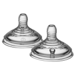 Комплект от 2 броя Биберони Tommee Tippee Natural Start MEDIUM FLOW (среден поток), 2 капки, подходящи за бебета на възраст 3+ месеца ТТ.0005