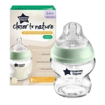 Tommee Tippee Стъклено шише за хранене Easi-Vent 0м+. 150 мл  TT.0015