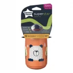 Неразливаща се чаша с твърд накрайник SuperStar Sippee Cup, с антибактериално покритие Bacshield, 390 мл, 12м+, оранжева TT.0228
