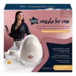 Безжична електрическа помпа за изцеждане на кърма Tommee Tippee Made For Me HANDS-FREE, с мобилно приложение, до 4 часа работа на батерия, с биберон Closer to Nature 0м+ TT.0263