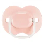 Комплект от 2 бр. ортодонтични залъгалки Tommee Tippee ANY TIME със симетричен силиконов биберон, 0-6м, розово и крем с декор Пате, в кутия за стерилизиране TT.0266