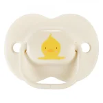 Комплект от 2 бр. ортодонтични залъгалки Tommee Tippee ANY TIME със симетричен силиконов биберон, 0-6м, розово и крем с декор Пате, в кутия за стерилизиране TT.0266