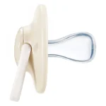 Комплект от 2 бр. ортодонтични залъгалки Tommee Tippee ANY TIME със симетричен силиконов биберон, 0-6м, розово и крем с декор Пате, в кутия за стерилизиране TT.0266