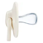 Комплект от 2 бр. ортодонтични залъгалки Tommee Tippee ANY TIME със симетричен силиконов биберон, 0-6м, бежово и крем с декор Таралеж, в кутия за стерилизиране TT.0267