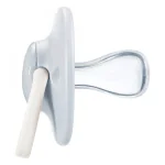 Комплект от 2 бр. ортодонтични залъгалки Tommee Tippee ANY TIME със симетричен силиконов биберон, 0-6м, синя и зелена с декор Птиче, в кутия за стерилизиране  TT.0268