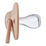 Комплект от 2 бр. ортодонтични залъгалки Tommee Tippee ANY TIME със симетричен силиконов биберон, 6-18м, розови с декор KIND, в кутия за стерилизиране TT.0273 