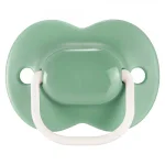 Комплект от 2 бр. ортодонтични залъгалки Tommee Tippee ANY TIME със симетричен силиконов биберон, 18-36м, зелено и синьо с декор Пате, в кутия за стерилизиране TT.0284