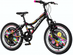 Детски велосипед  explorer daisy 20", черен