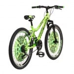 Детски велосипед explorer magnito 24", зелено с черно