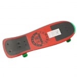 Скейтборд c-480, червен със зелени акценти