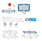 Комплект за тенис на маса - маса, мрежа и хилки