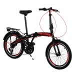 Сгъваем градски велосипед camp q10 foldable bike 20", 7 скорости