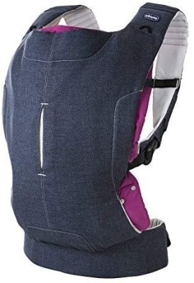 Chicco Ергономично кенгуру за бебе 0+ Myamaki Complete Denim Cyclamen J0604.1
